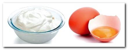 eggs and yogurt